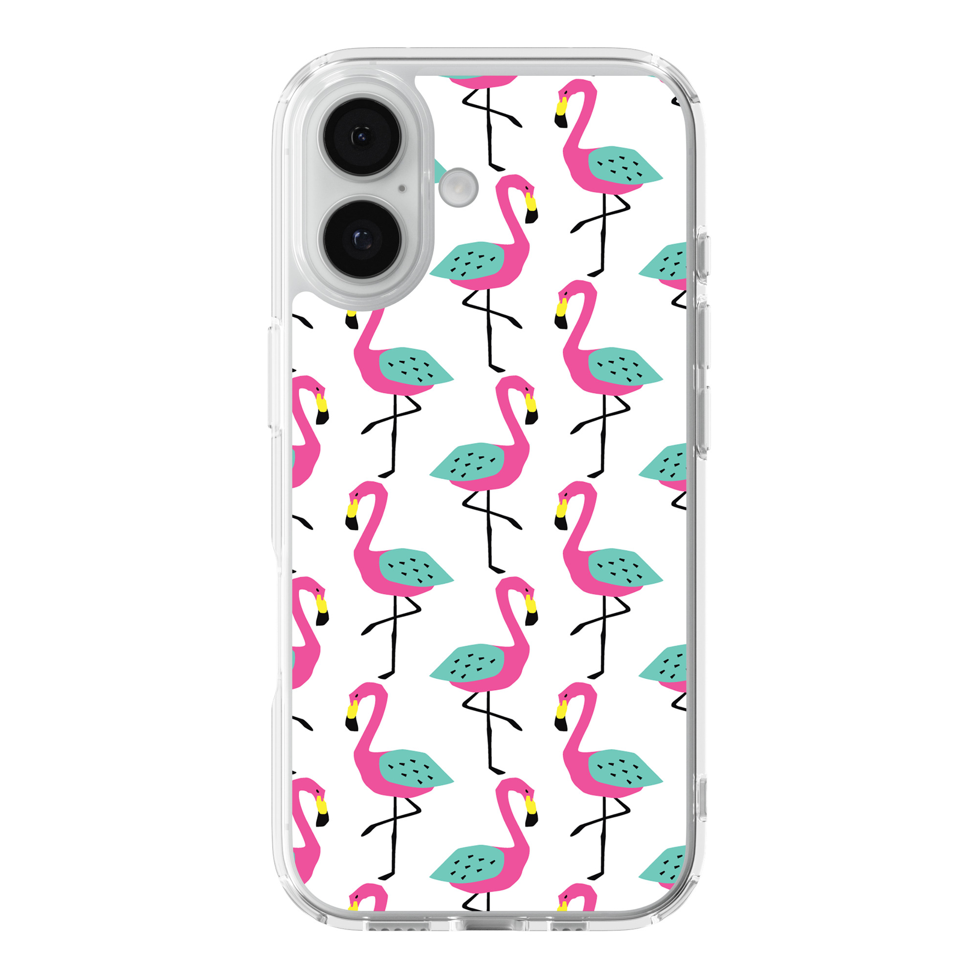 DistinctInk Pink Clear MagSafe Case for iPhone 18 & 17 Series