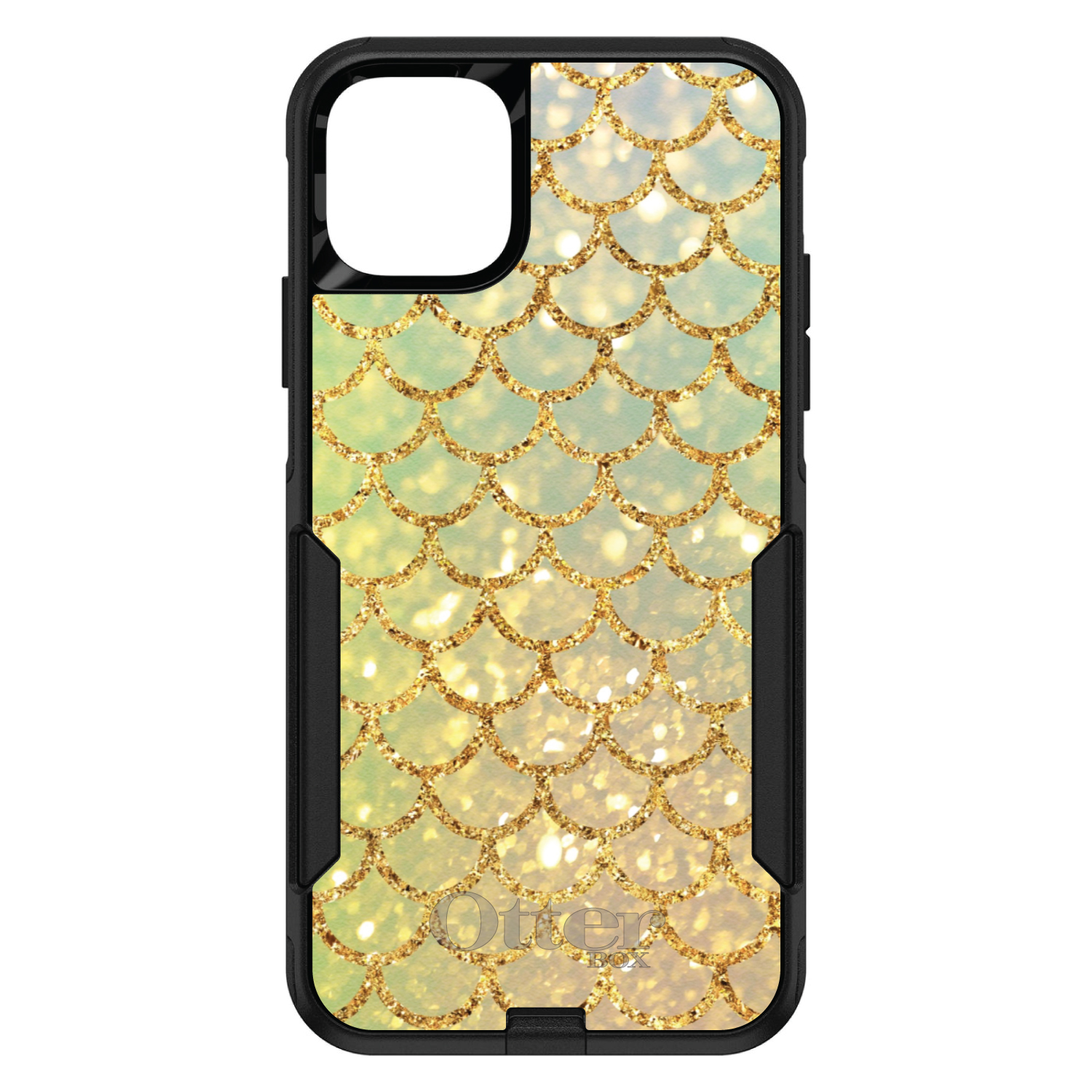 OtterBox Commuter for Apple iPhone (Pick Model) Gold Green Mermaid Scales - Picture 10 of 23