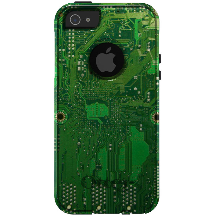 OtterBox Commuter for Apple iPhone (Pick Model) Green Circuit Board
