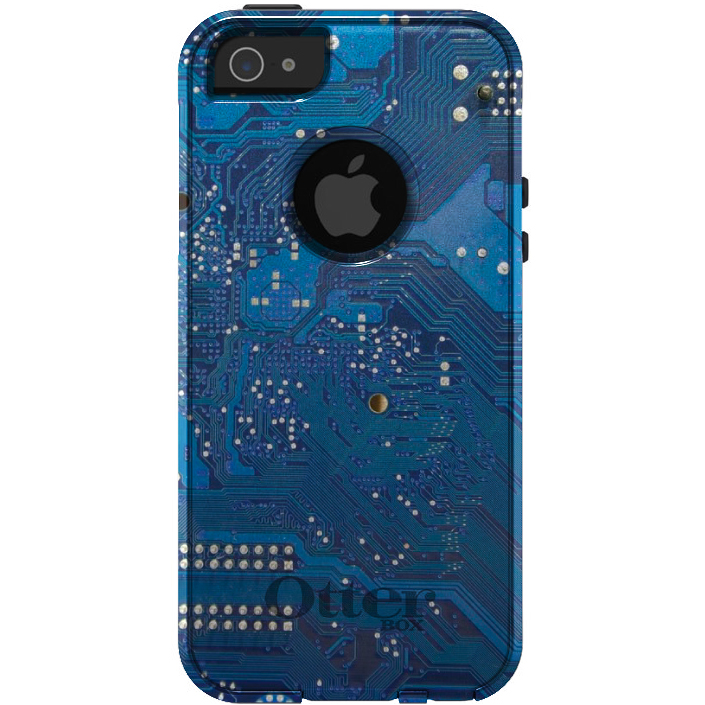 OtterBox Commuter for Apple iPhone (Pick Model) Blue Circuit Board
