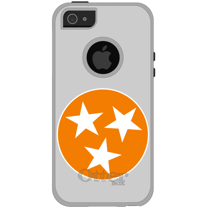 OtterBox Commuter for Apple iPhone (Pick Model) Grey Orange Tennessee Flag - Picture 2 of 23