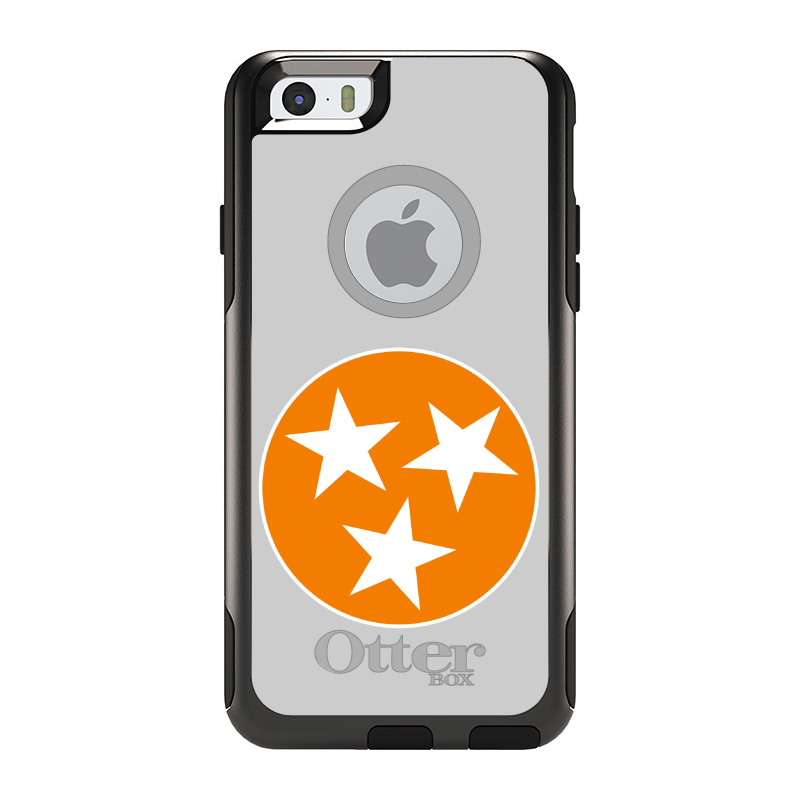 OtterBox Commuter for Apple iPhone (Pick Model) Grey Orange Tennessee Flag - Picture 3 of 23