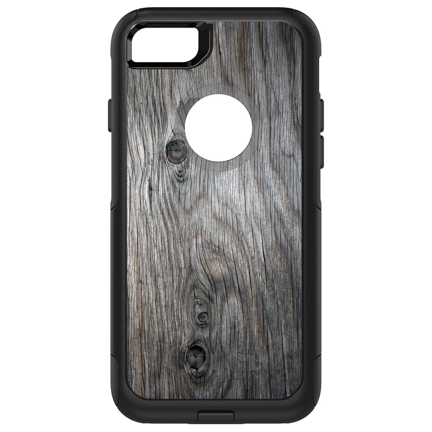OtterBox Commuter for Apple iPhone (Pick Model) Grey Weathered Wood Grain - Picture 5 of 24