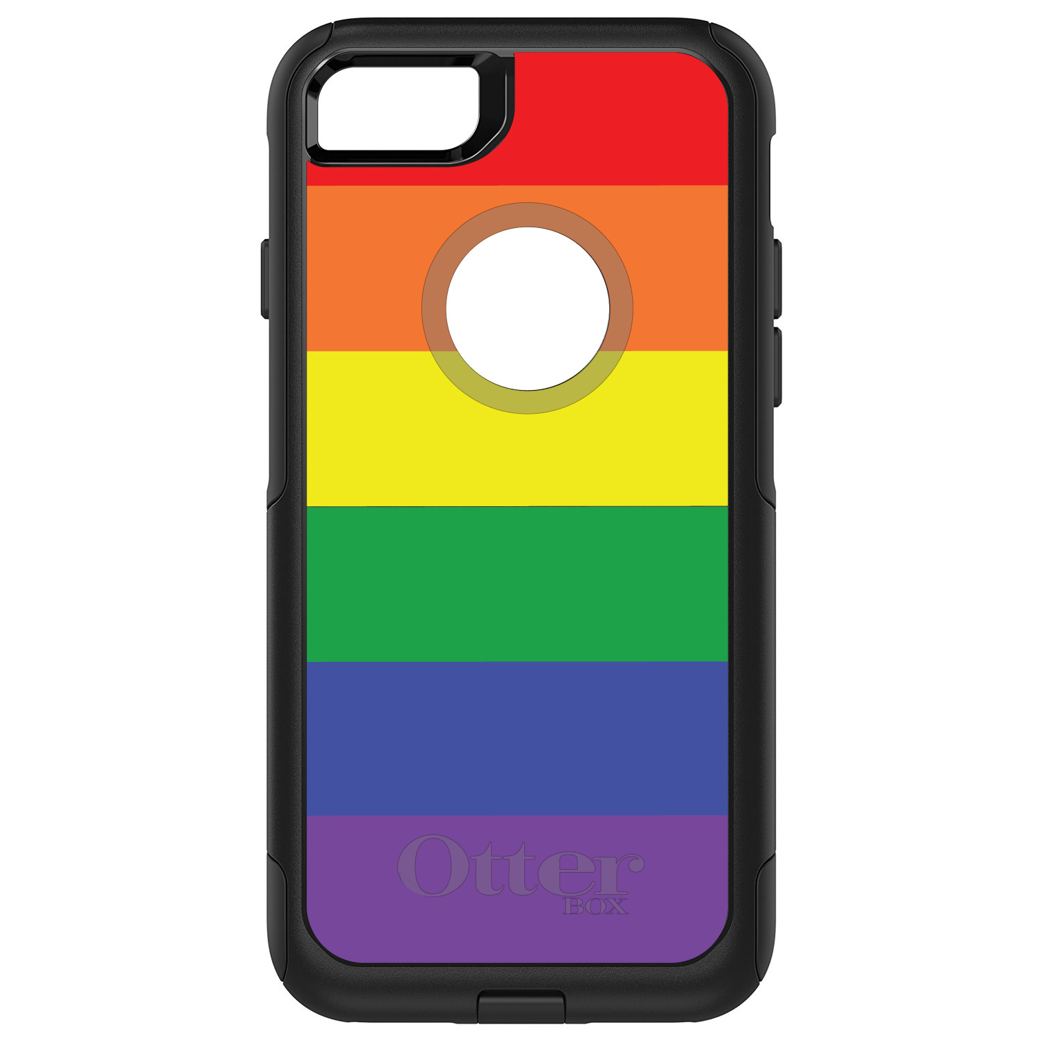 OtterBox Commuter для Apple iPhone (выбрать модель) Радуга полосы гей-Прайд