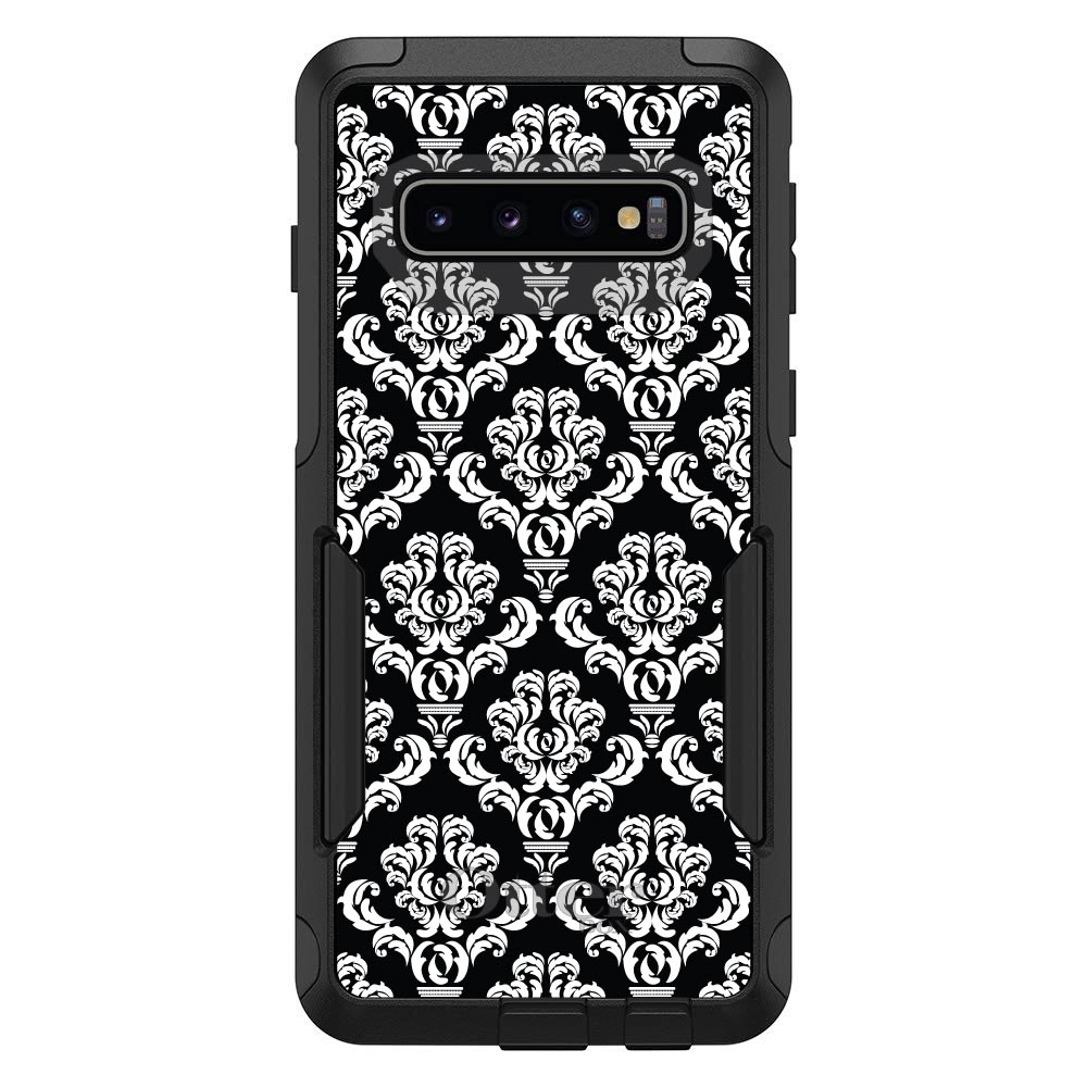 OtterBox Commuter für Galaxy S (Modell wählbar) schwarz weiß Damast Muster - Bild 9 von 14