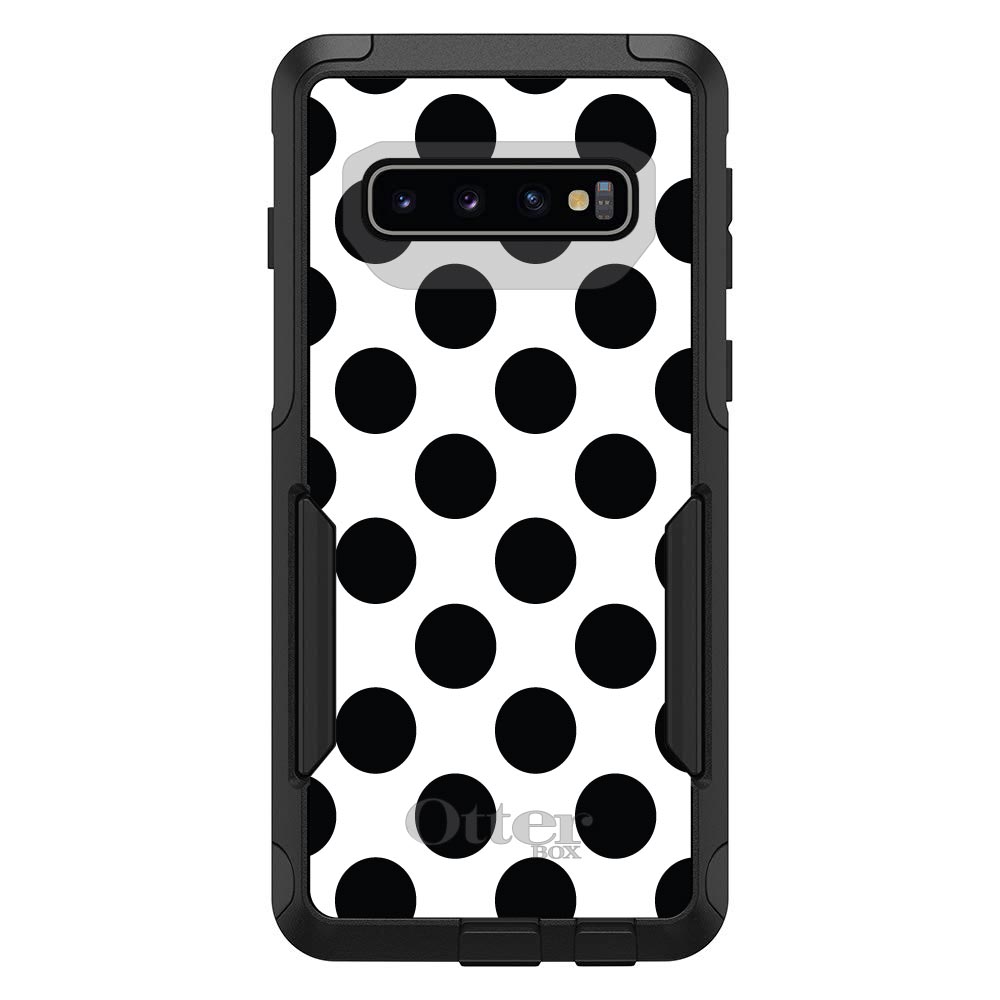 OtterBox Commuter for Galaxy S (Choose Model) Black & White Polka Dots - Picture 8 of 13