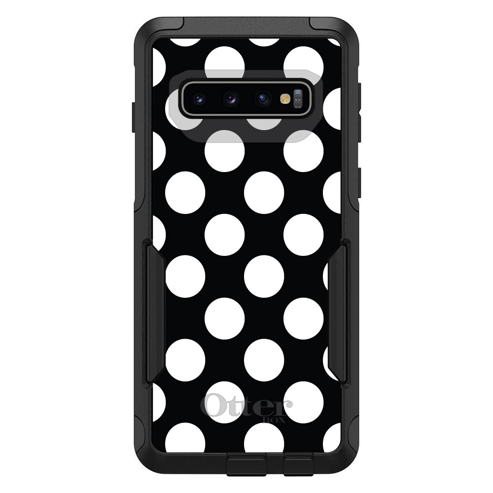 OtterBox Commuter for Galaxy S (Choose Model) White & Black Polka Dots - Picture 8 of 13