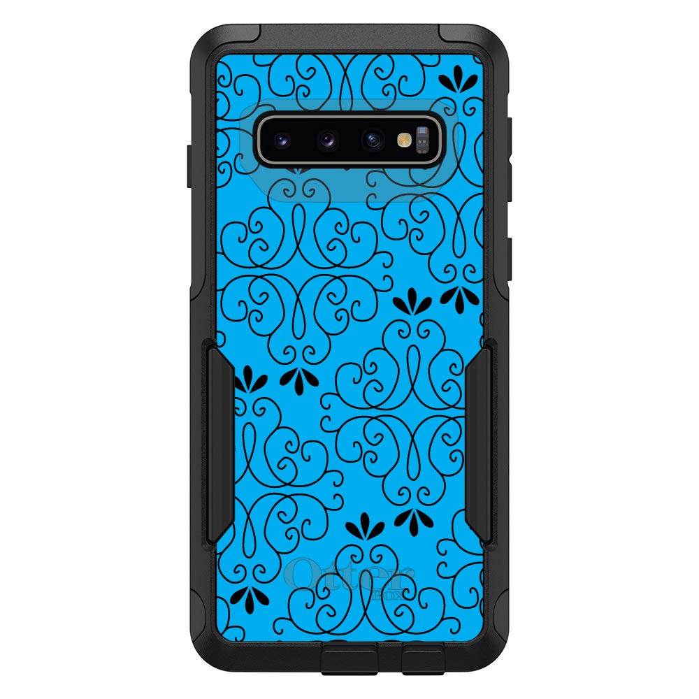 OtterBox Commuter para Galaxy S (elige modelo) patrón floral azul negro - Imagen 8 de 13