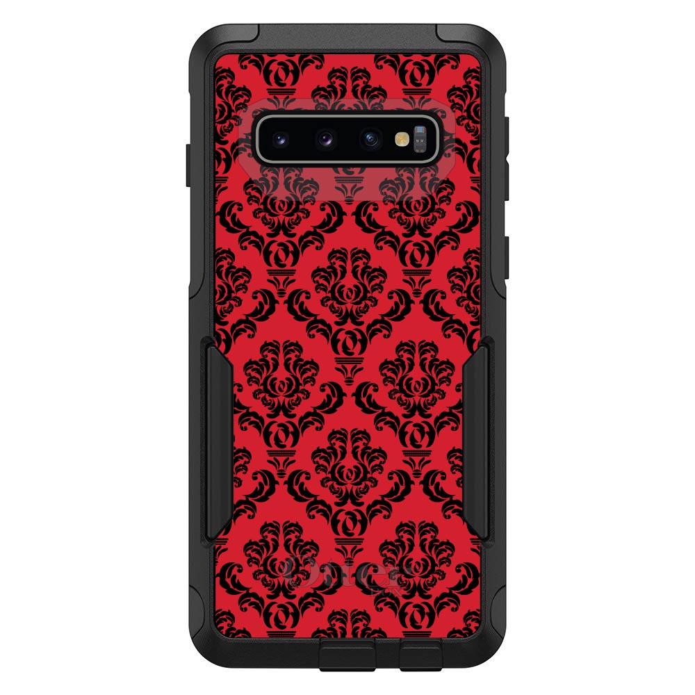 OtterBox Commuter for Galaxy S (Choose Model) Red Black Damask Pattern - Picture 9 of 14