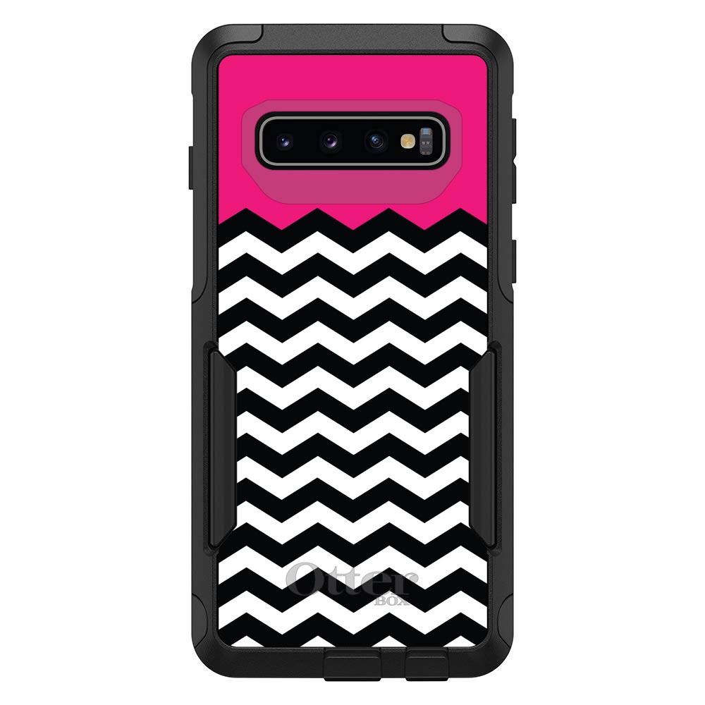 OtterBox Commuter para Galaxy S (elige modelo) negro blanco caliente rosa Chevron - Imagen 8 de 13
