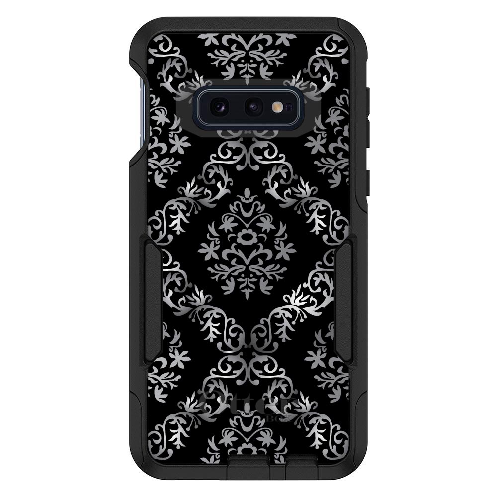 OtterBox Commuter für Galaxy S (Modell wählbar) schwarz weiß silber Damast - Bild 10 von 13