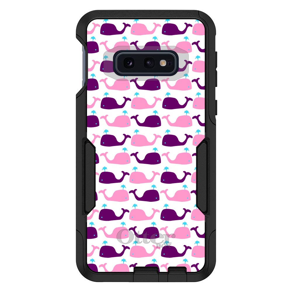OtterBox Commuter for Galaxy S (Choose Model) Purple Pink Cartoon Whales - Picture 10 of 13