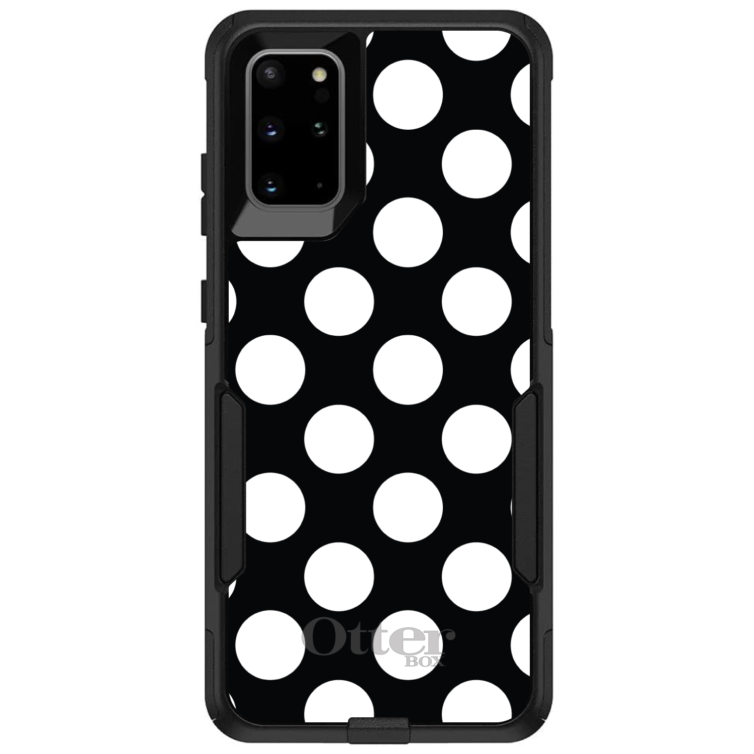 OtterBox Commuter for Galaxy S (Choose Model) White & Black Polka Dots - Picture 11 of 13