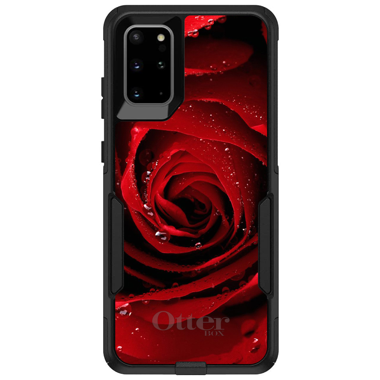 OtterBox Commuter for Galaxy S (Choose Model) Dew Covered Red Rose - Picture 11 of 13