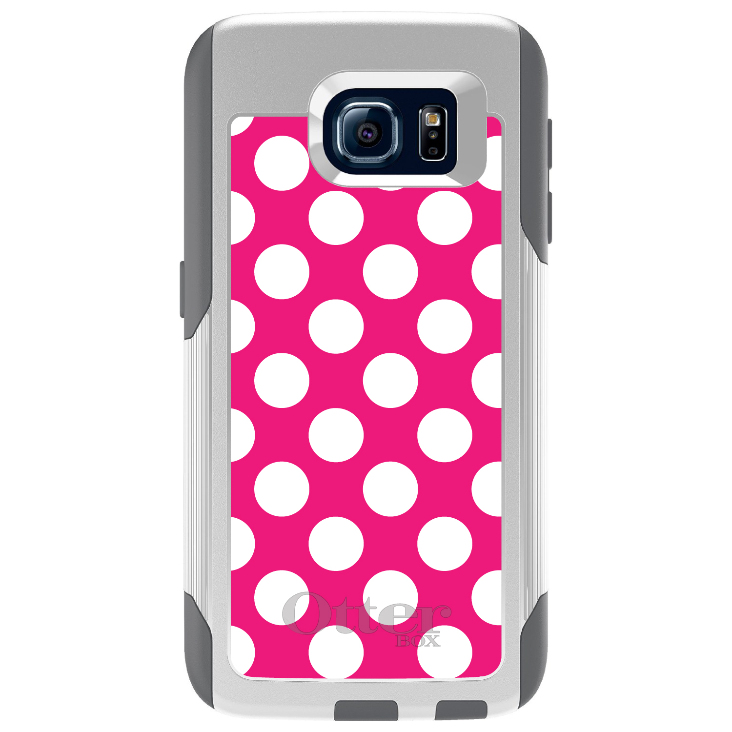 OtterBox Commuter für Galaxy S (Modell auswählen) weiß & pink gepunktet - Bild 2 von 13