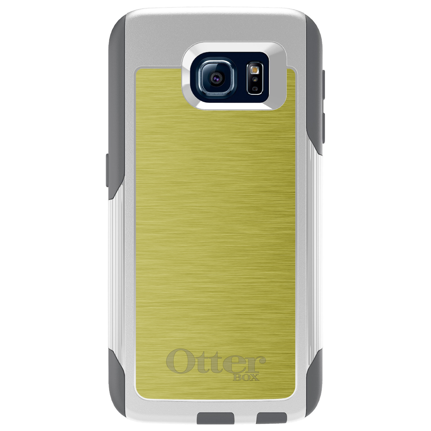 OtterBox Commuter para Galaxy S (elige modelo) estampado amarillo acero inoxidable - Imagen 2 de 13