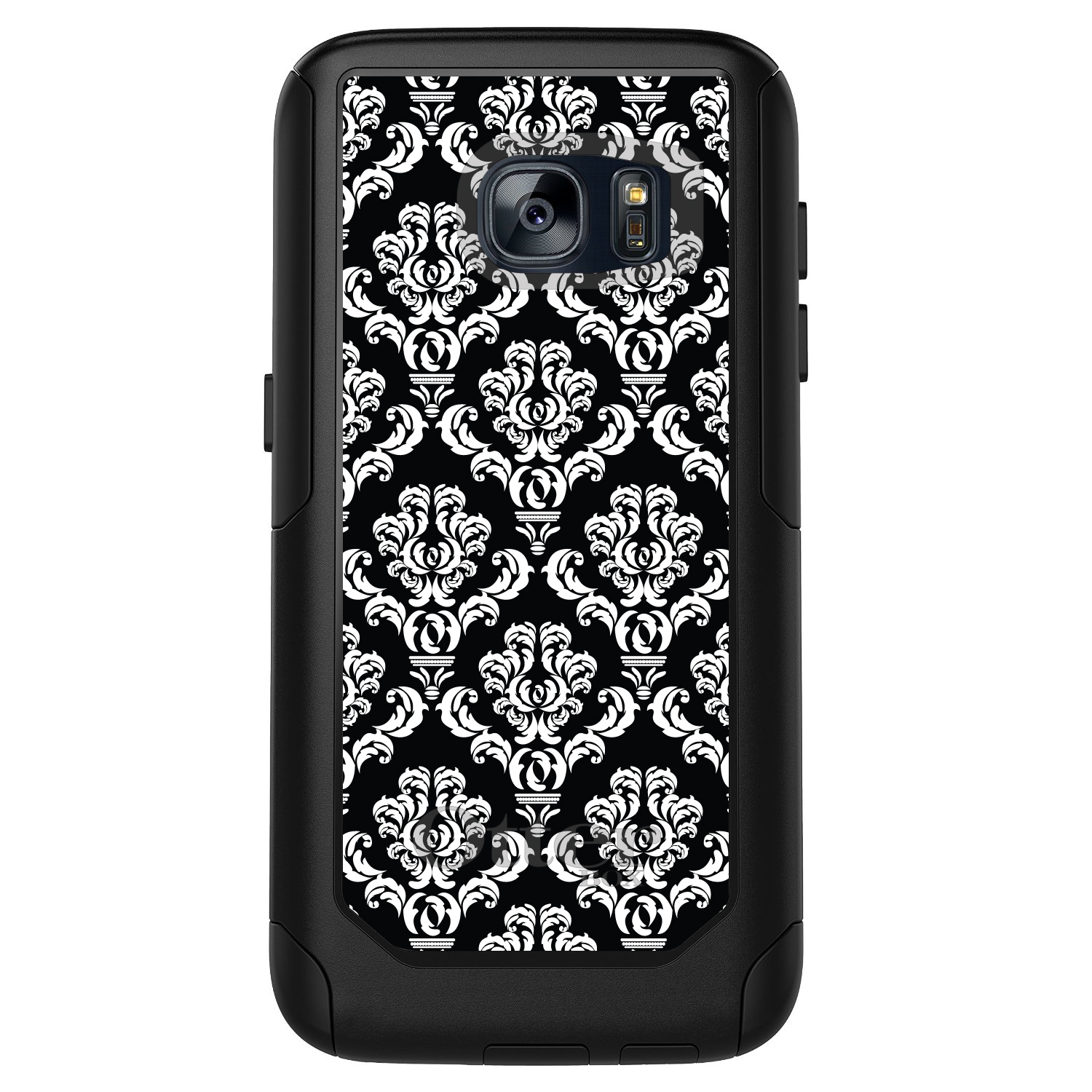 OtterBox Commuter für Galaxy S (Modell wählbar) schwarz weiß Damast Muster - Bild 3 von 14