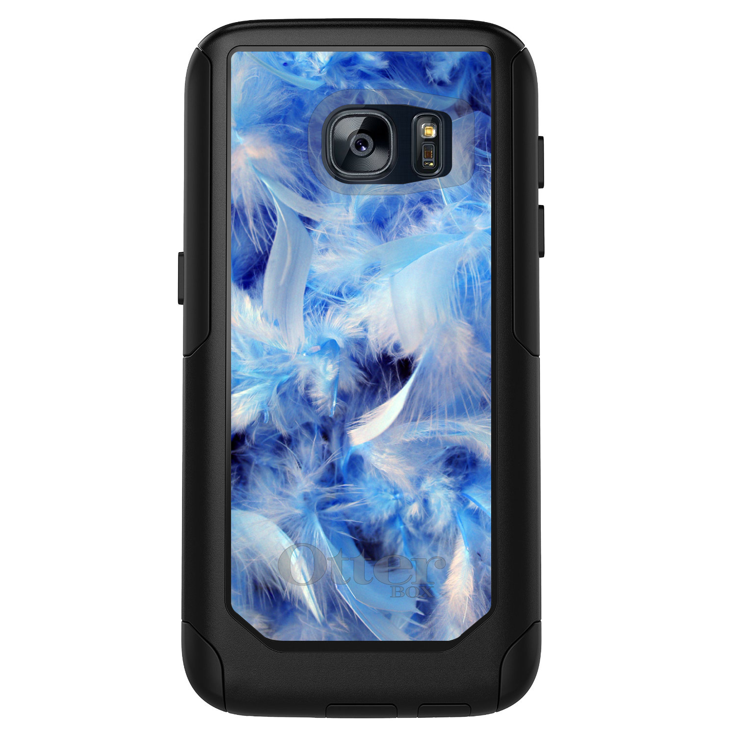OtterBox Pendler für Galaxy S (Modell auswählen) blaue Federn - Bild 3 von 13