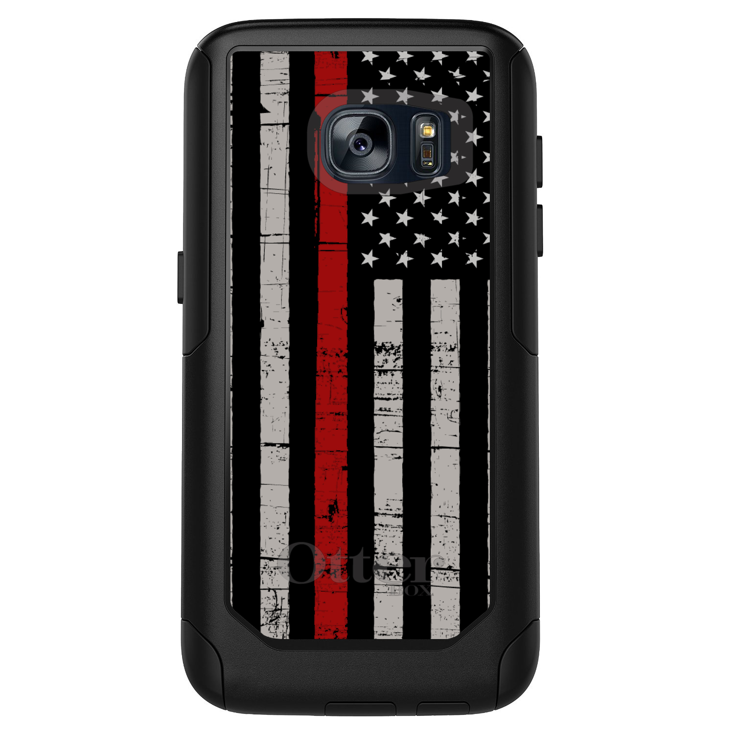 OtterBox Commuter for Galaxy S (Choose Model) Weathered Thin Red Line - Picture 3 of 13