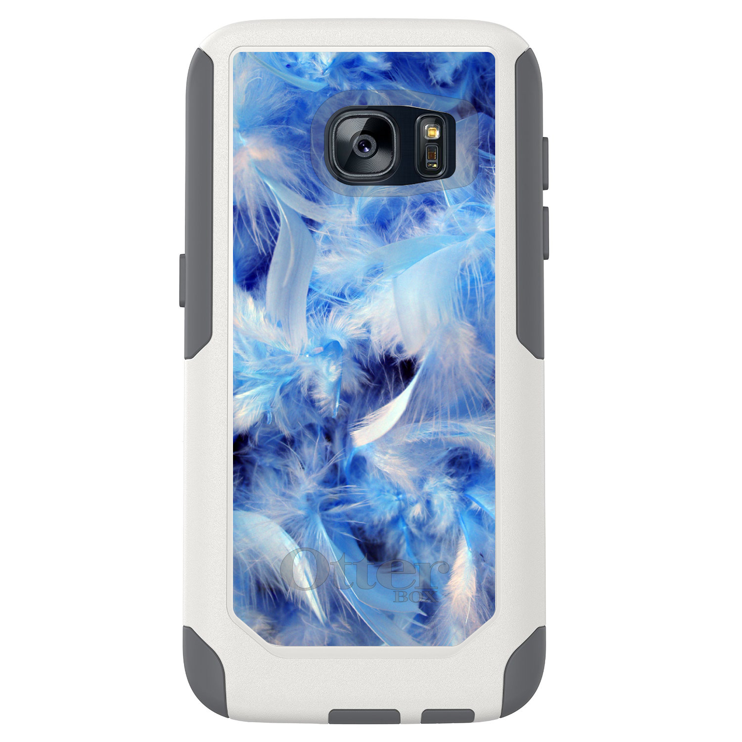 OtterBox Pendler für Galaxy S (Modell auswählen) blaue Federn - Bild 4 von 13