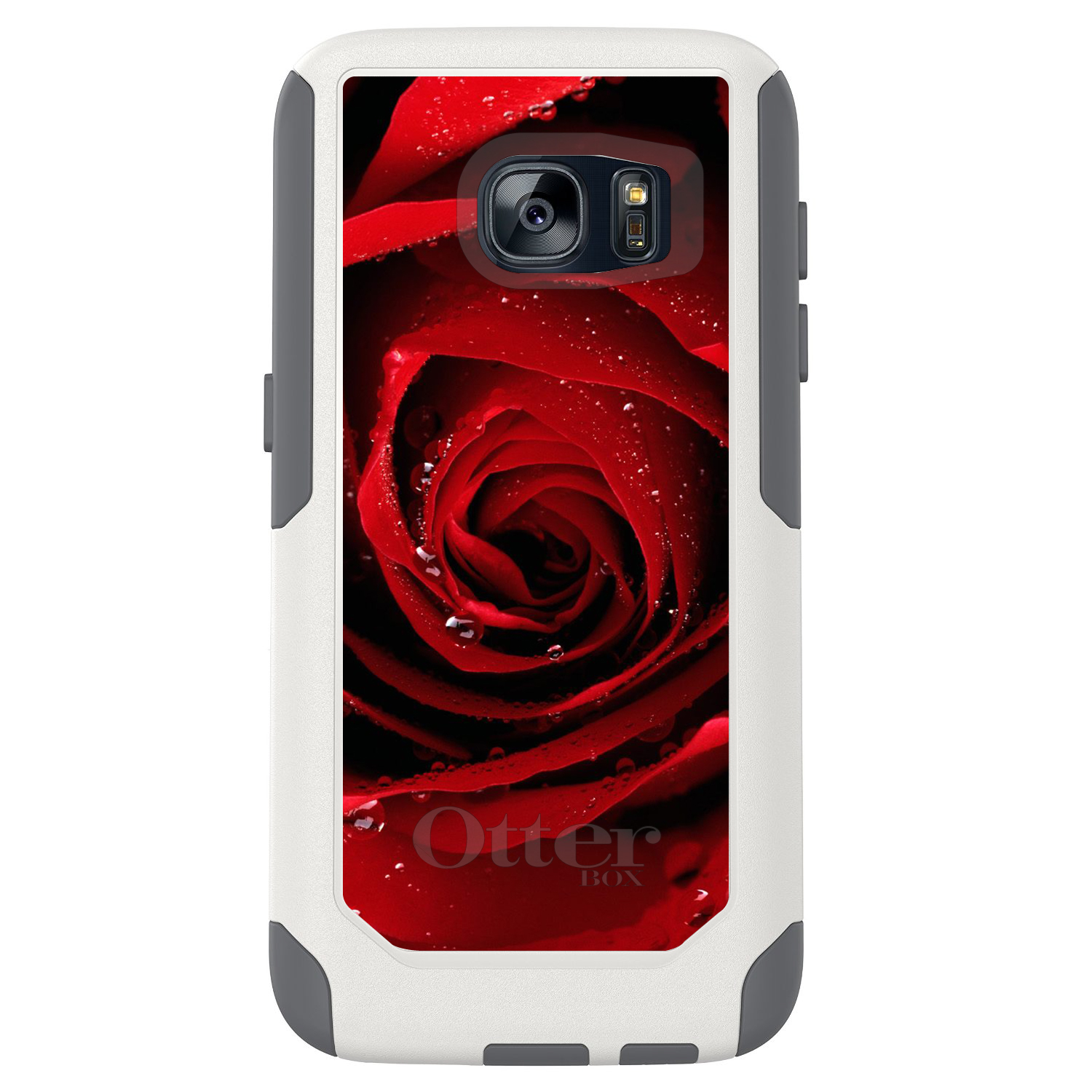 OtterBox Commuter for Galaxy S (Choose Model) Dew Covered Red Rose - Picture 4 of 13