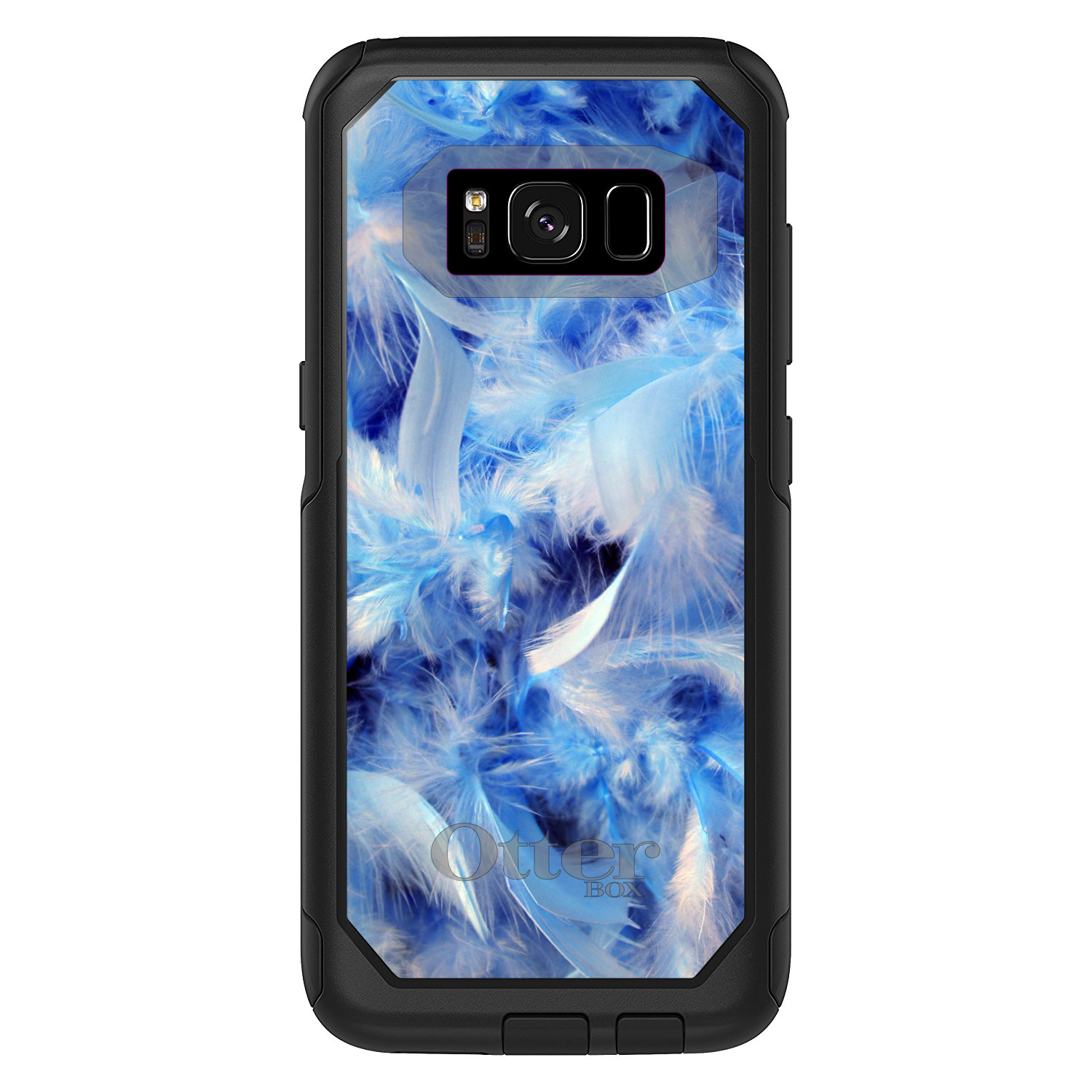 OtterBox Pendler für Galaxy S (Modell auswählen) blaue Federn - Bild 5 von 13