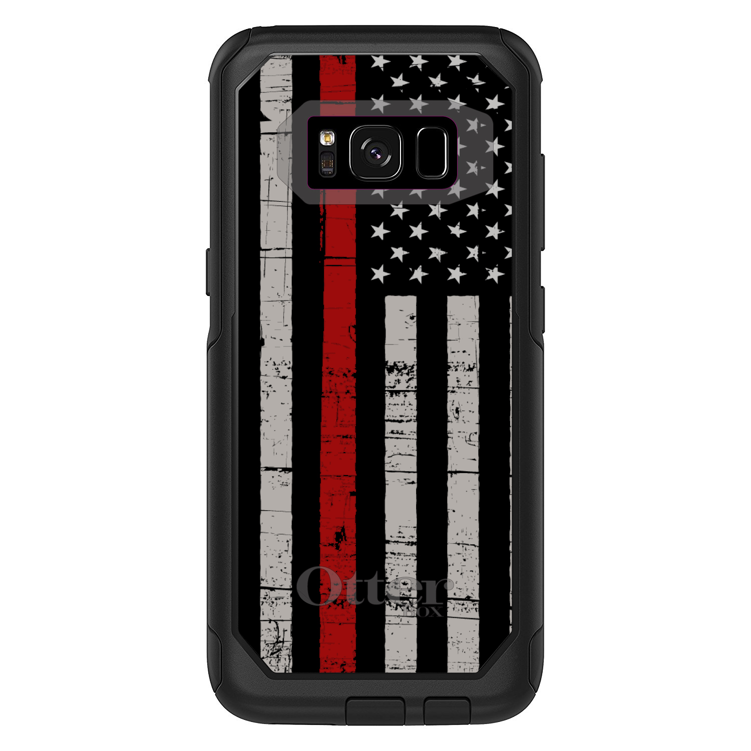 OtterBox Commuter for Galaxy S (Choose Model) Weathered Thin Red Line - Picture 5 of 13