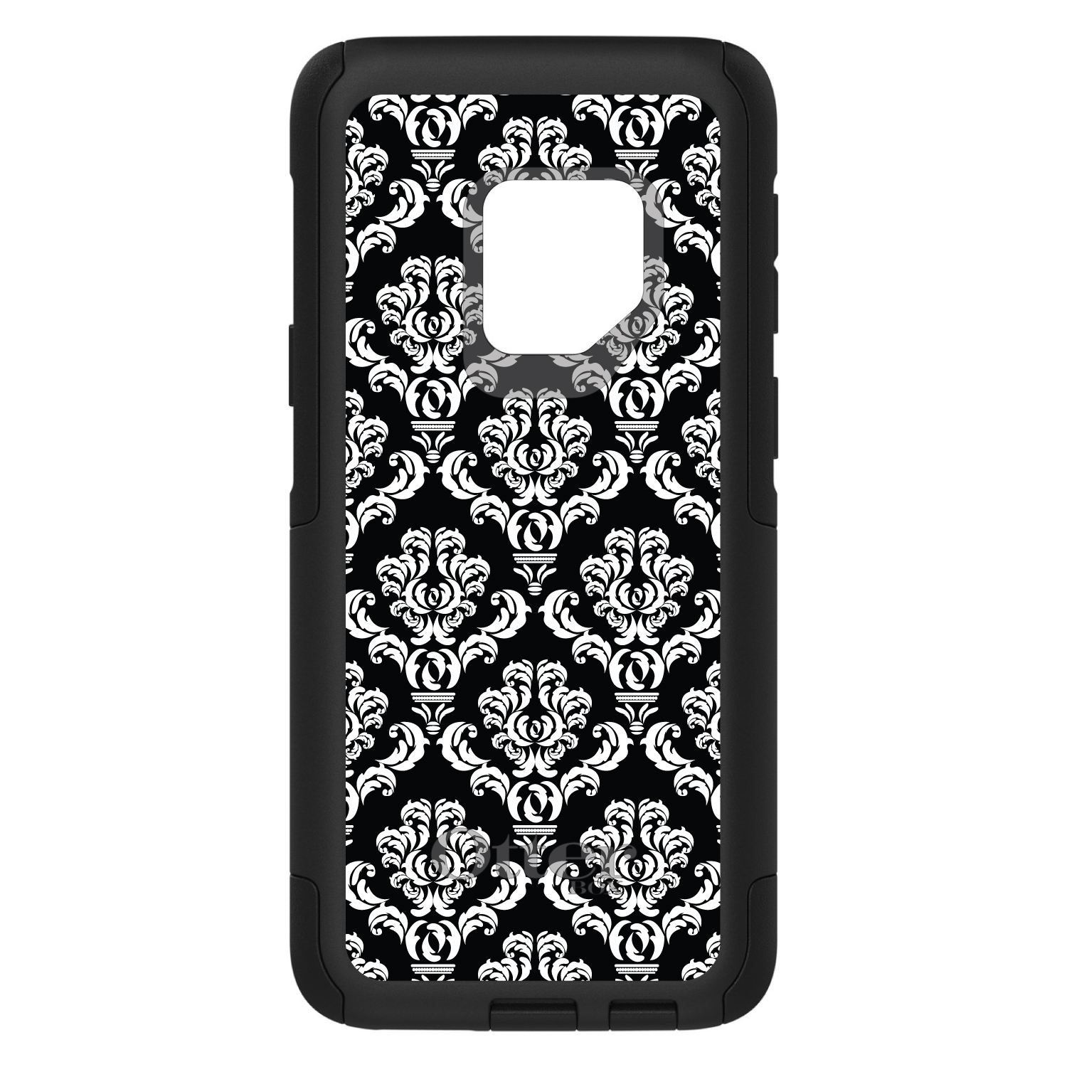 OtterBox Commuter für Galaxy S (Modell wählbar) schwarz weiß Damast Muster - Bild 7 von 14