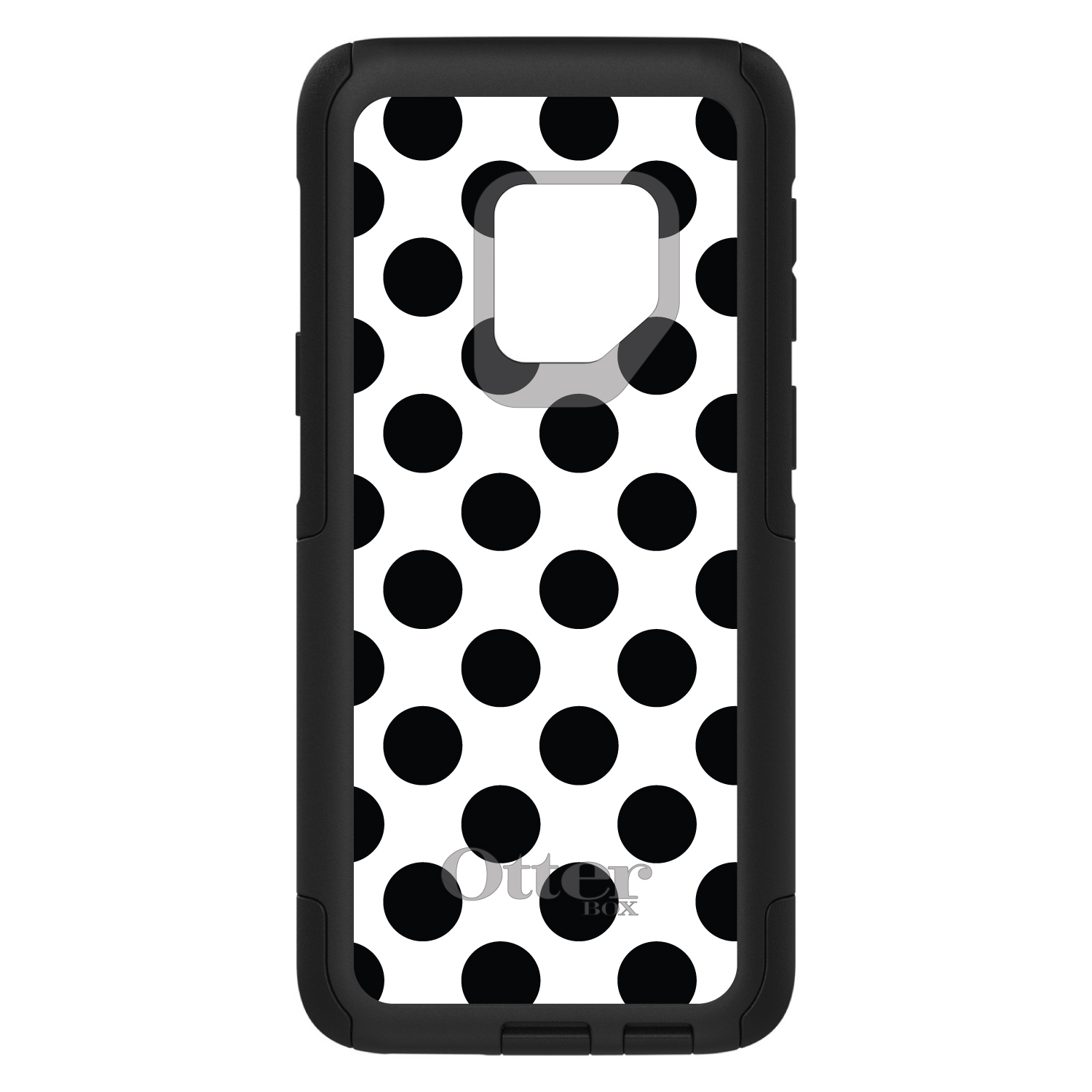 OtterBox Commuter for Galaxy S (Choose Model) Black & White Polka Dots - Picture 6 of 13