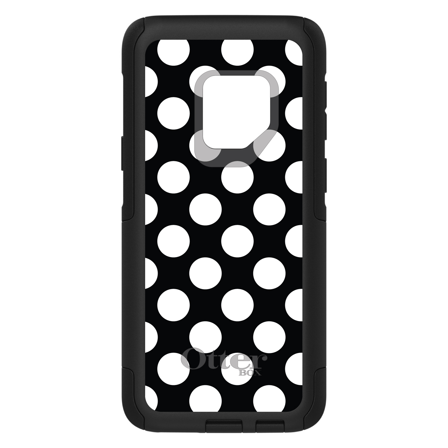 OtterBox Commuter for Galaxy S (Choose Model) White & Black Polka Dots - Picture 6 of 13