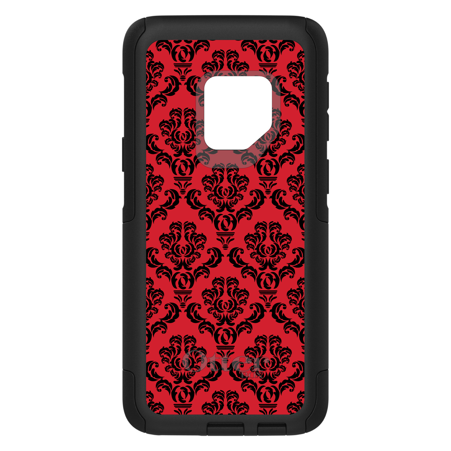 OtterBox Commuter for Galaxy S (Choose Model) Red Black Damask Pattern - Picture 7 of 14