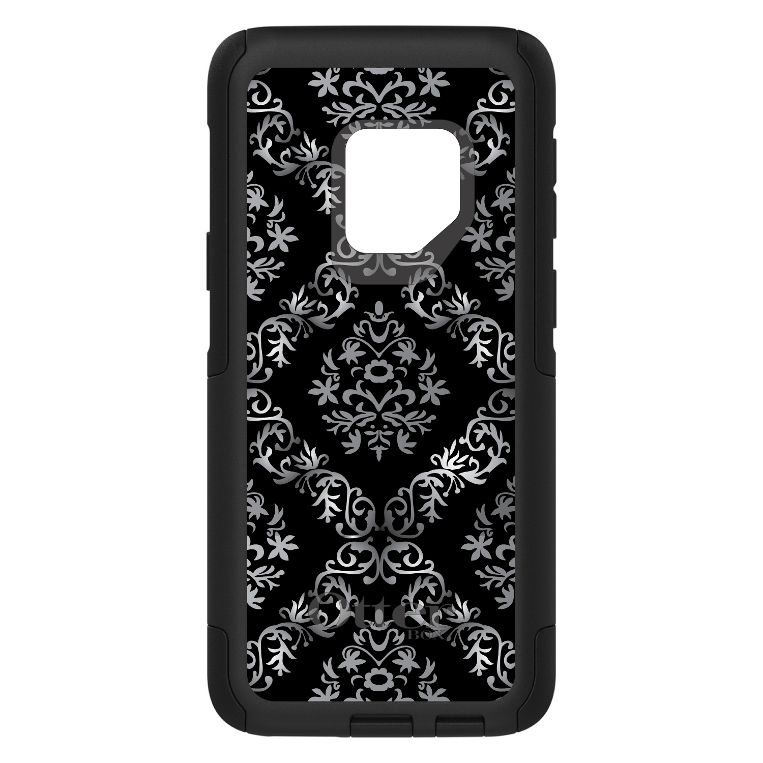 OtterBox Commuter für Galaxy S (Modell wählbar) schwarz weiß silber Damast - Bild 6 von 13
