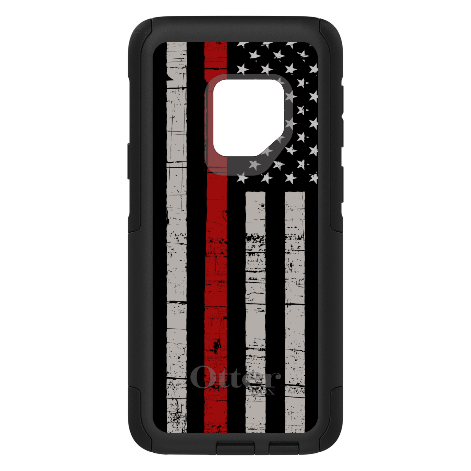 OtterBox Commuter for Galaxy S (Choose Model) Weathered Thin Red Line - Picture 6 of 13