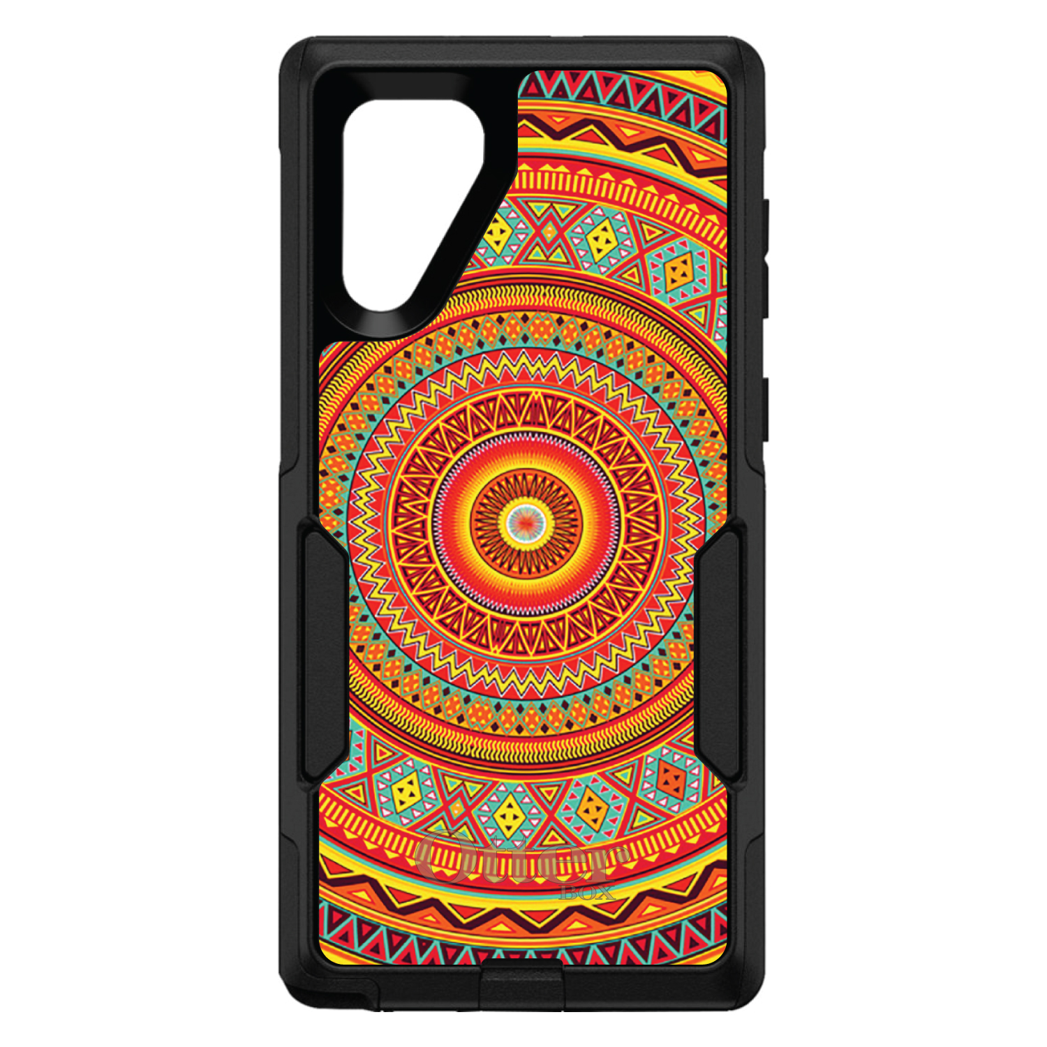 OtterBox Commuter para Galaxy Note (elige modelo) amarillo azulado naranja tribal - Imagen 13 de 15