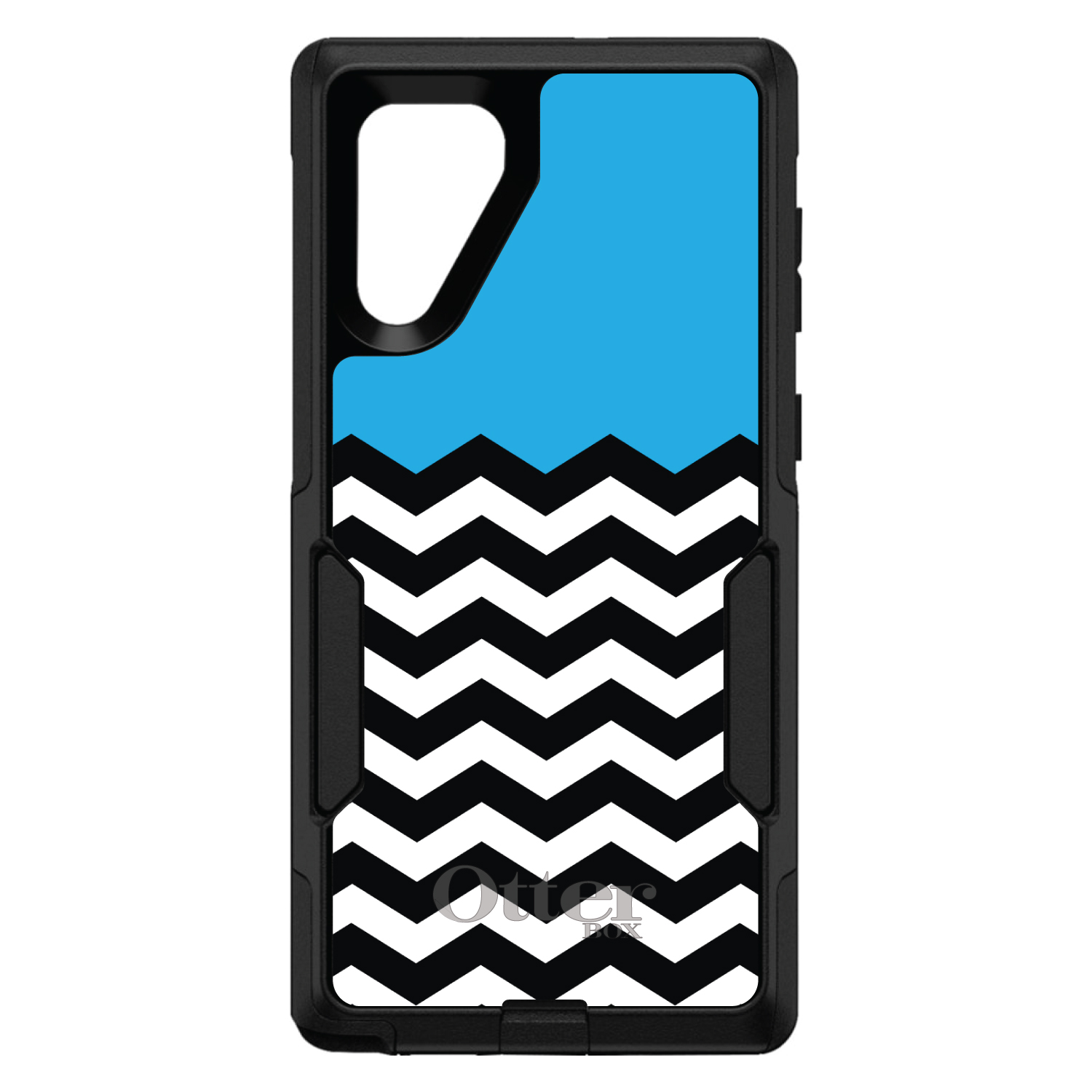 OtterBox Commuter para Galaxy Note (Elige Modelo) Negro Blanco Cian Azul Chevron - Imagen 13 de 15