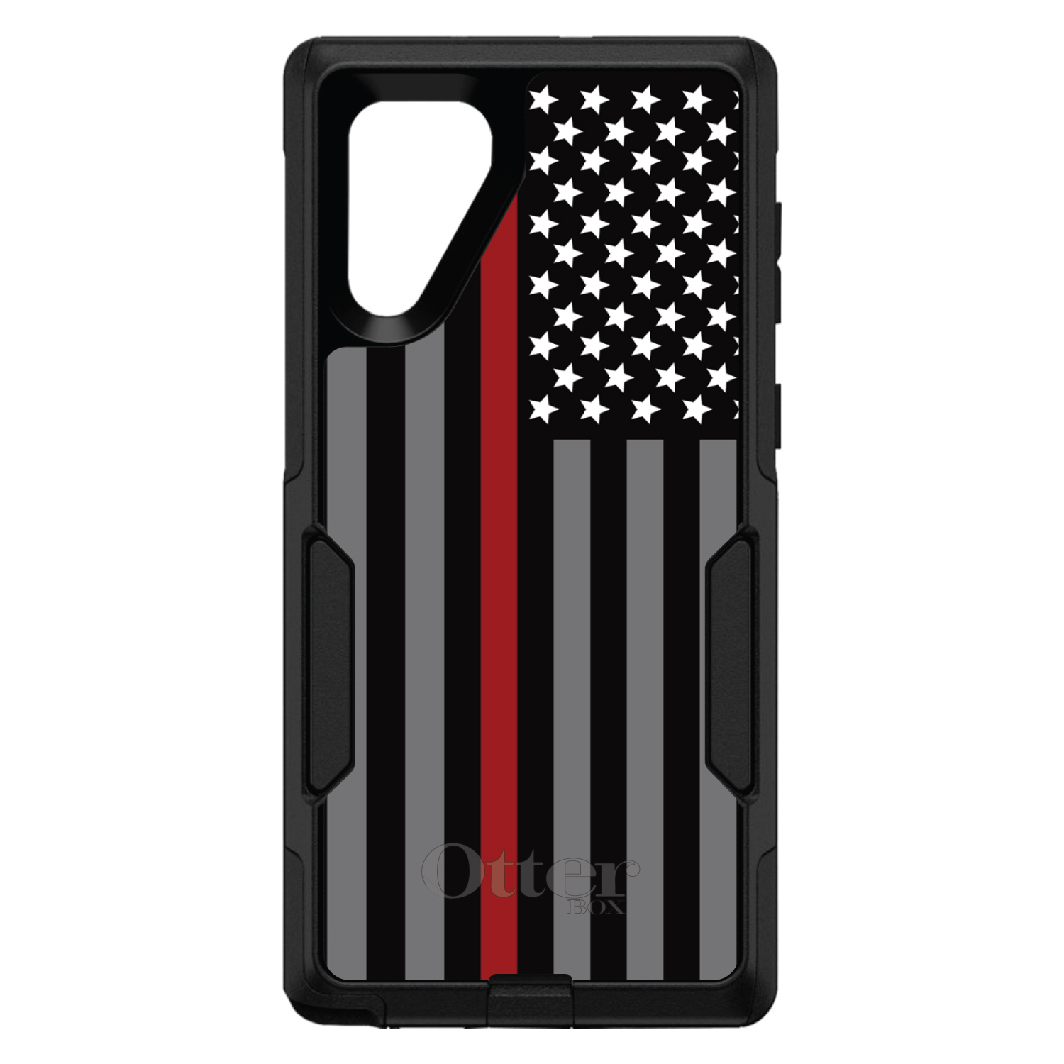 OtterBox Commuter for Galaxy Note(Choose Model)Thin Red Line Flag Fire Rescue - Picture 13 of 15