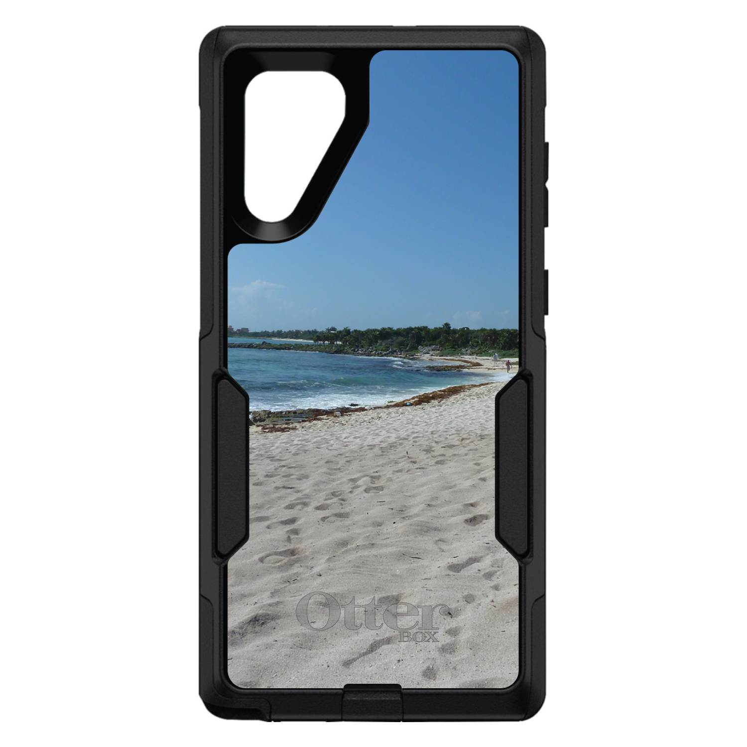 OtterBox Commuter para Galaxy Note (elige modelo) escena de playa Akumal México - Imagen 13 de 15