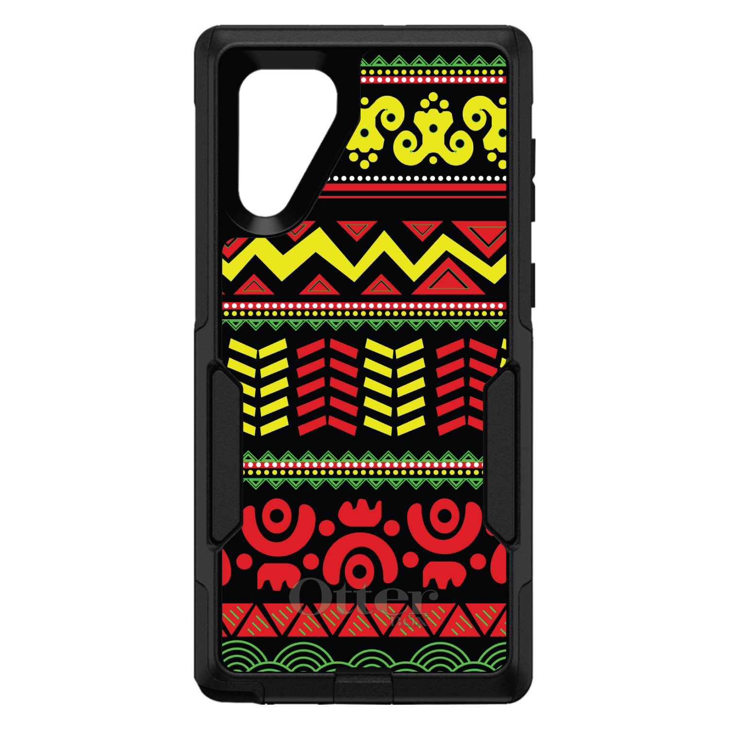 OtterBox Commuter para Galaxy Note (elige modelo) negro amarillo rojo azteca tribal - Imagen 13 de 15