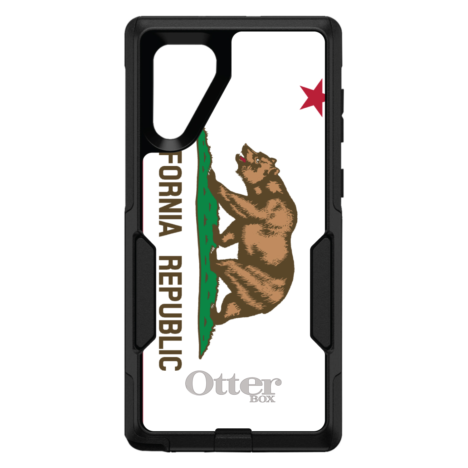 OtterBox Commuter para Galaxy Note (Elegir modelo)Bandera del estado de California - Imagen 13 de 15