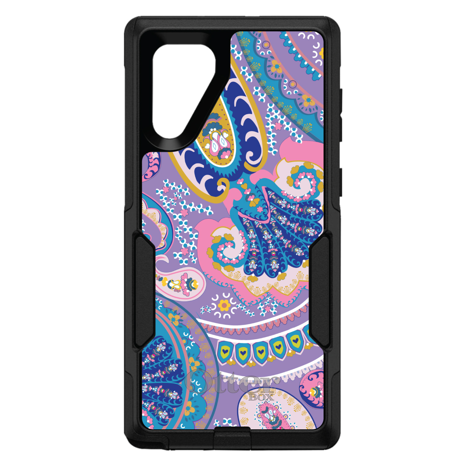 OtterBox Commuter für Galaxy Note (Modell auswählen) lila pink blau Paisley - Bild 13 von 15