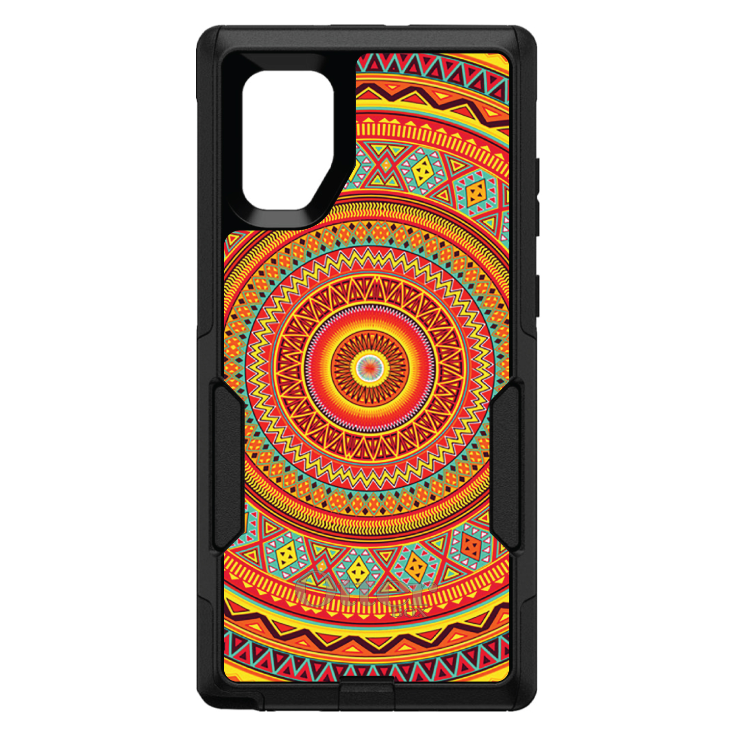 OtterBox Commuter para Galaxy Note (elige modelo) amarillo azulado naranja tribal - Imagen 14 de 15