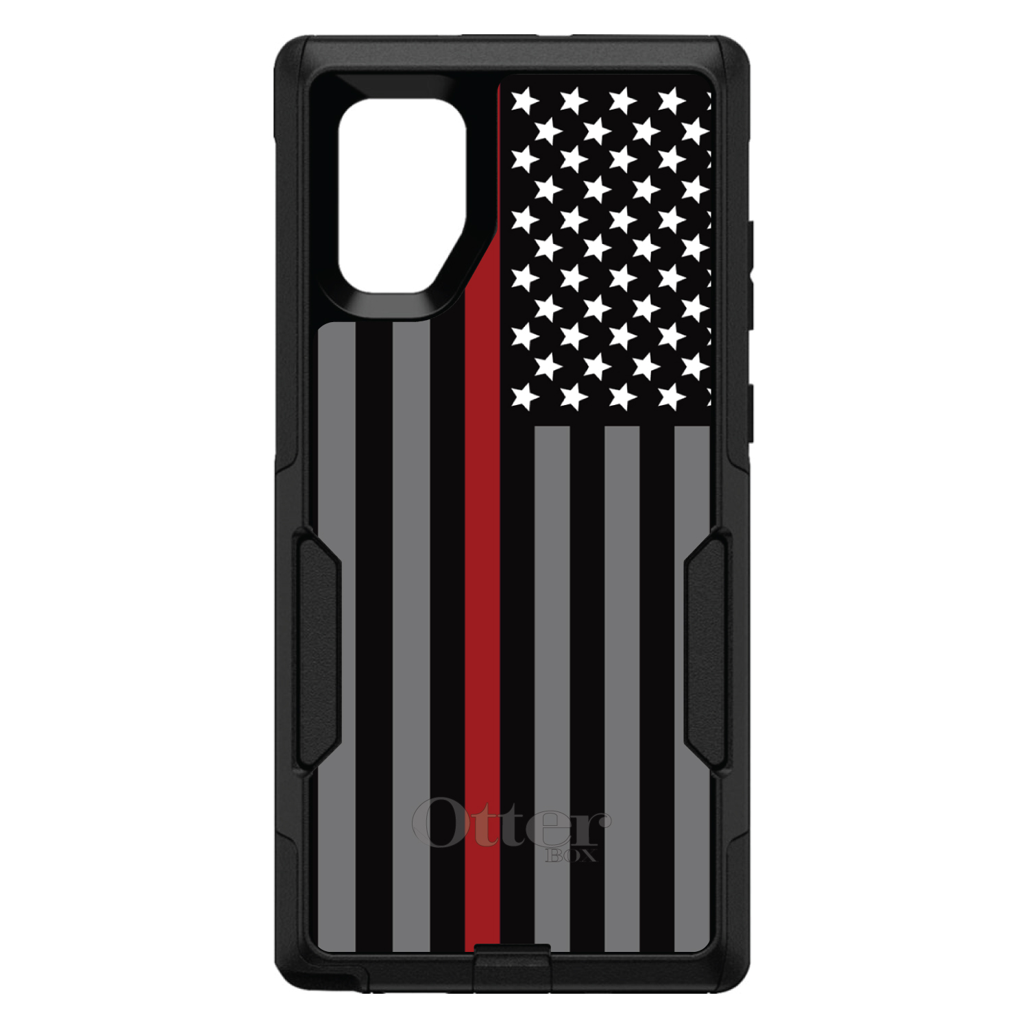 OtterBox Commuter for Galaxy Note(Choose Model)Thin Red Line Flag Fire Rescue - Picture 14 of 15