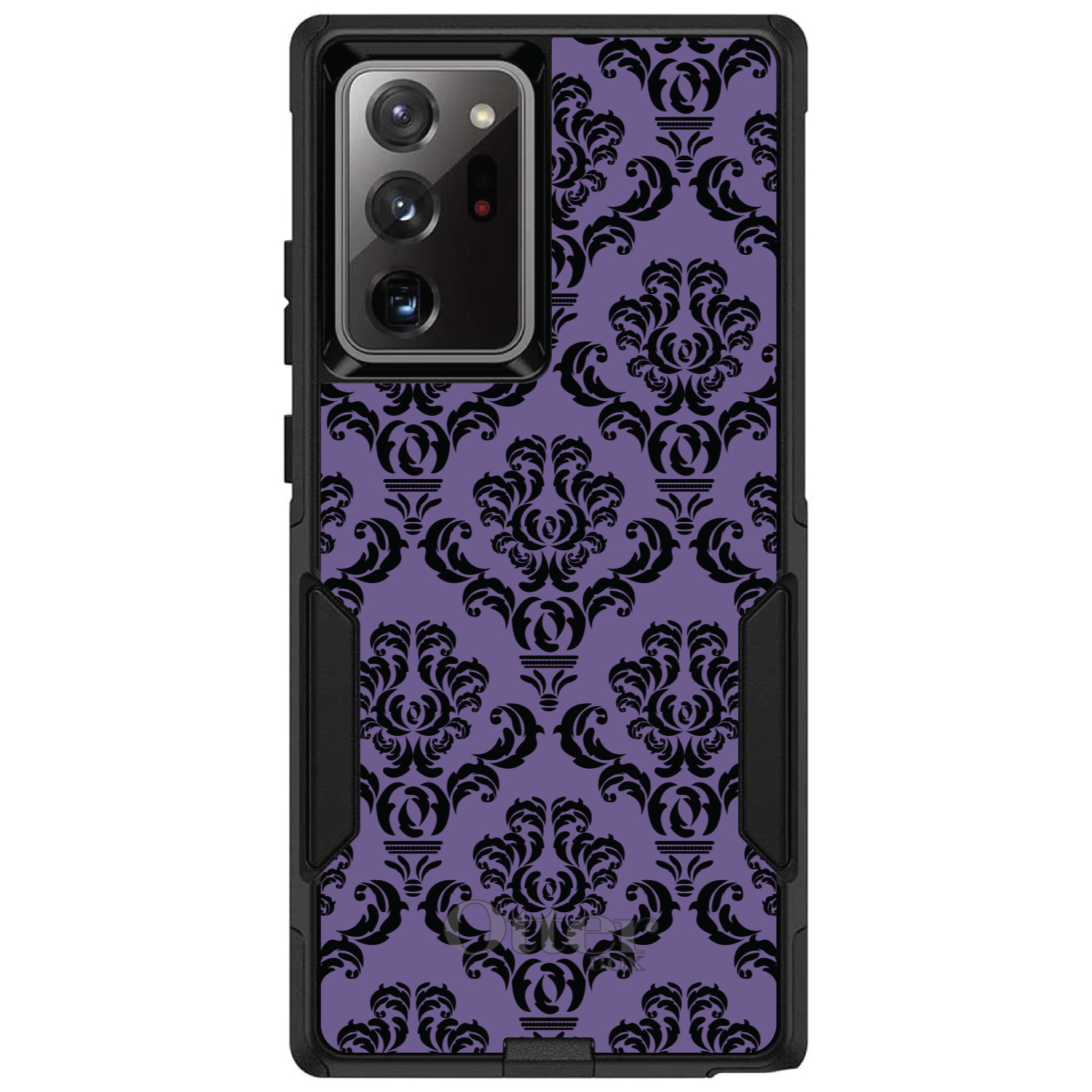 OtterBox Commuter para Galaxy Note (elige modelo) púrpura negro damasco floral - Imagen 15 de 15