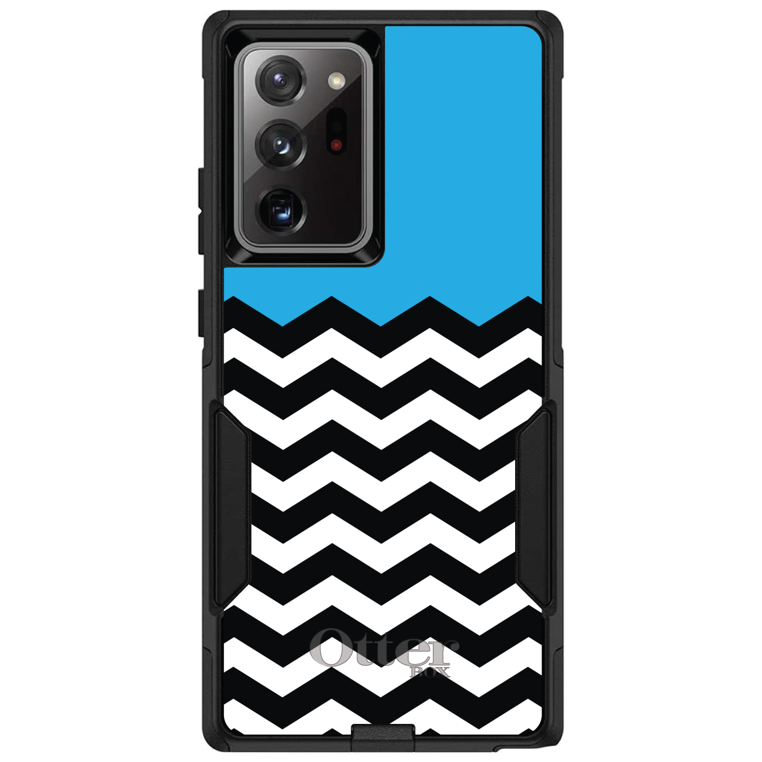 OtterBox Commuter para Galaxy Note (Elige Modelo) Negro Blanco Cian Azul Chevron - Imagen 15 de 15