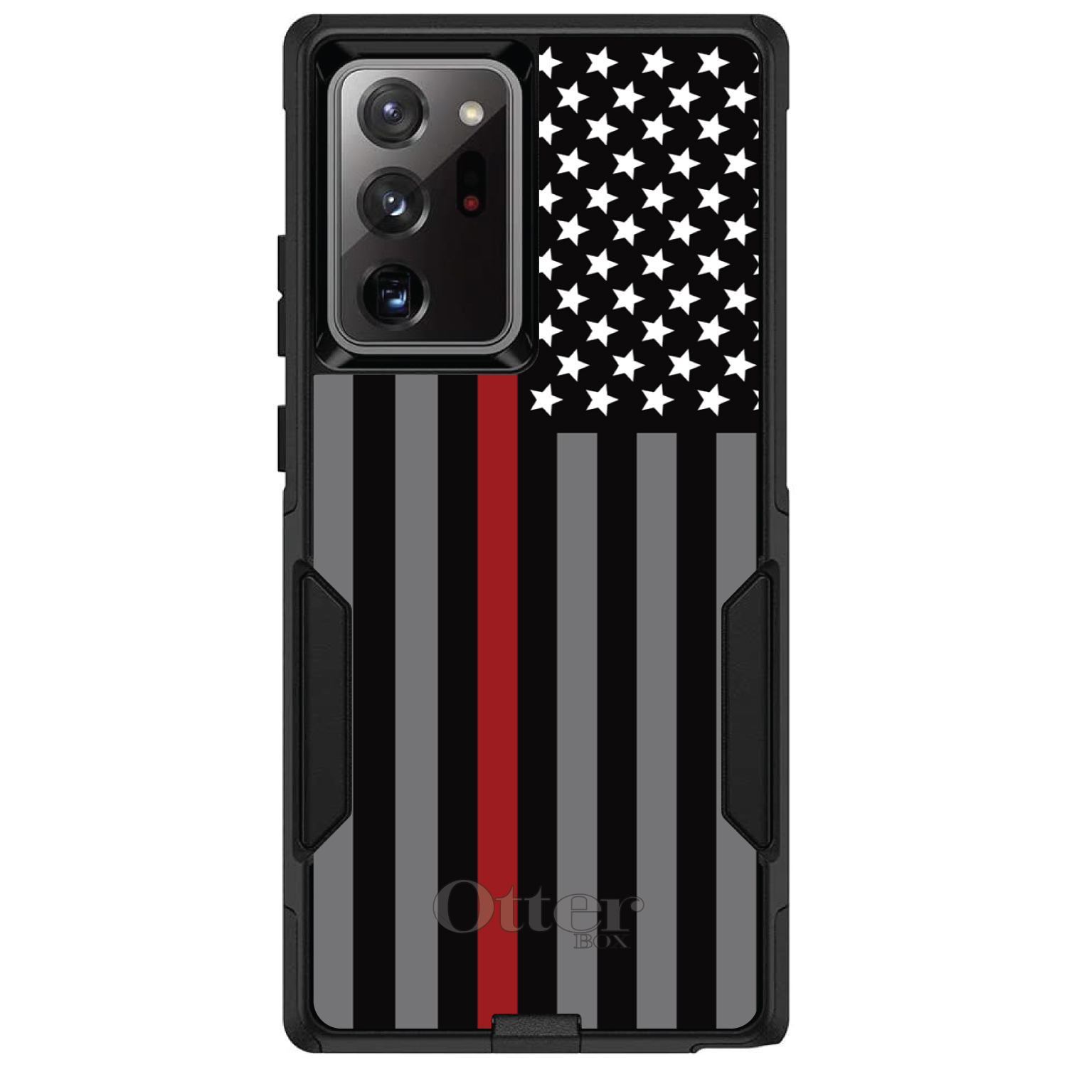 OtterBox Commuter for Galaxy Note(Choose Model)Thin Red Line Flag Fire Rescue - Picture 15 of 15