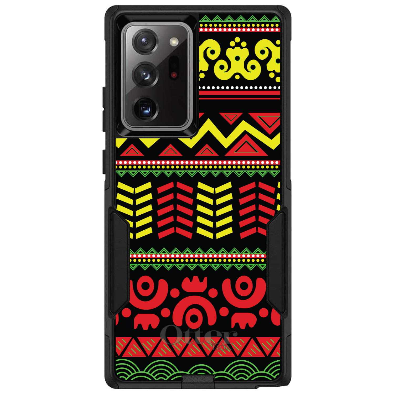 OtterBox Commuter para Galaxy Note (elige modelo) negro amarillo rojo azteca tribal - Imagen 15 de 15