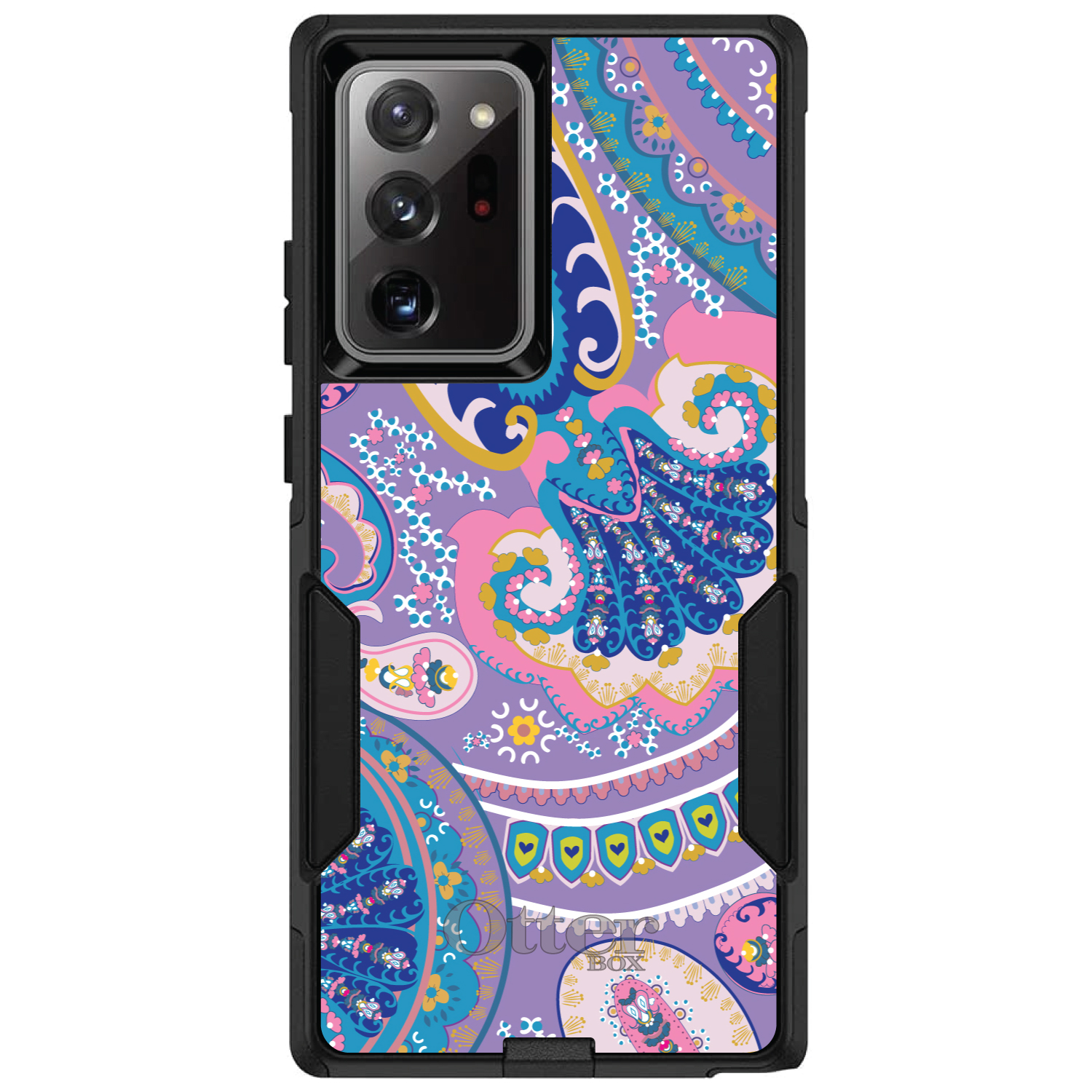 OtterBox Commuter für Galaxy Note (Modell auswählen) lila pink blau Paisley - Bild 15 von 15