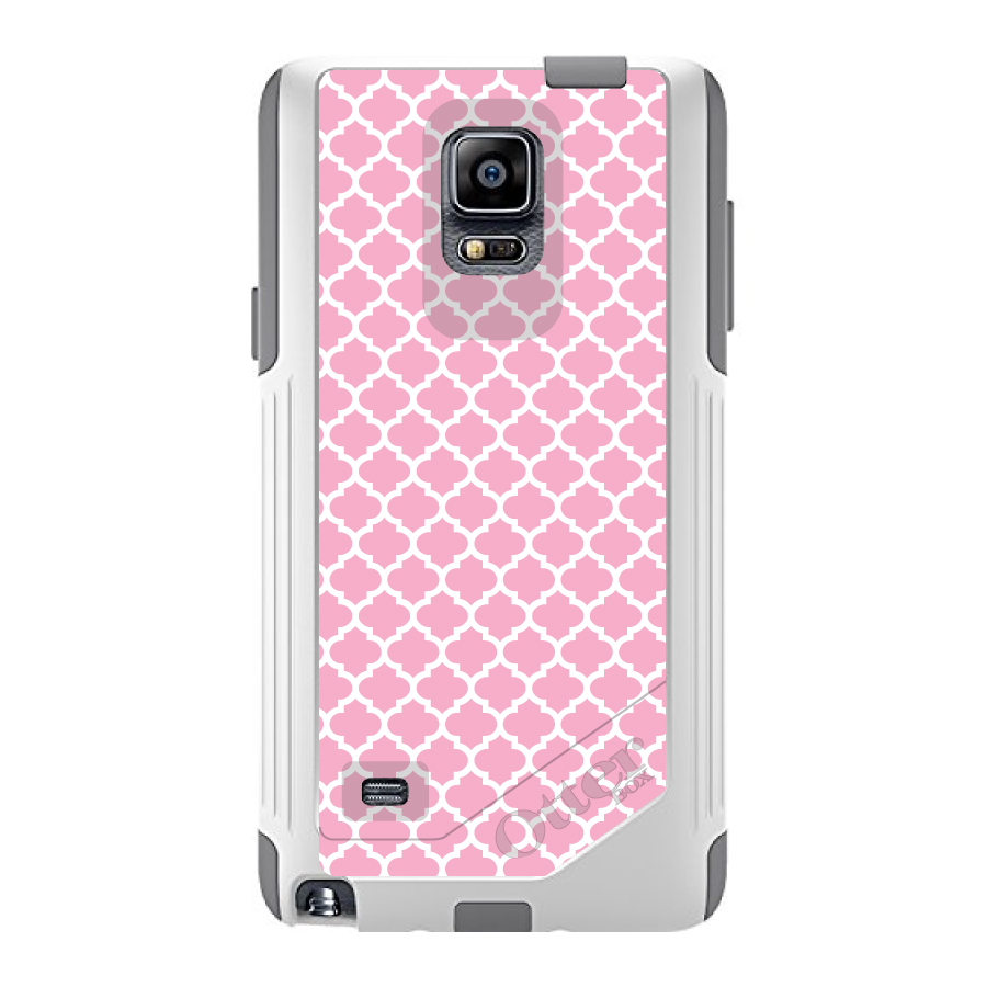 OtterBox Commuter for Galaxy Note(Choose Model)Pink White Moroccan Lattice - Picture 2 of 15