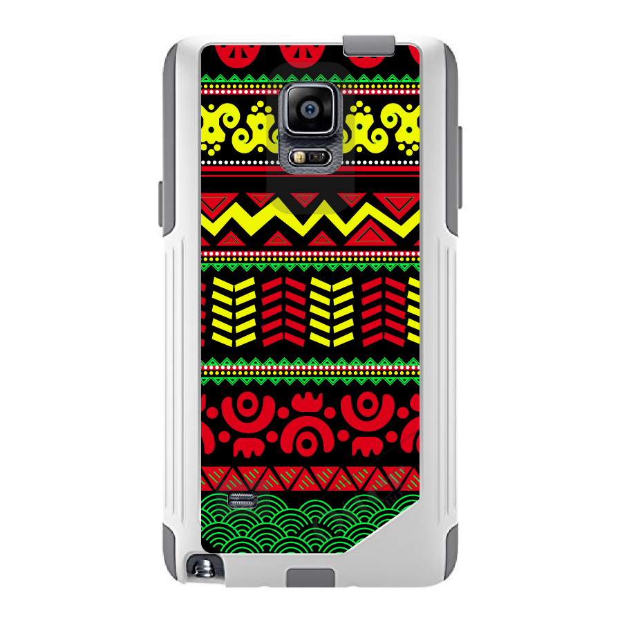 OtterBox Commuter para Galaxy Note (elige modelo) negro amarillo rojo azteca tribal - Imagen 2 de 15