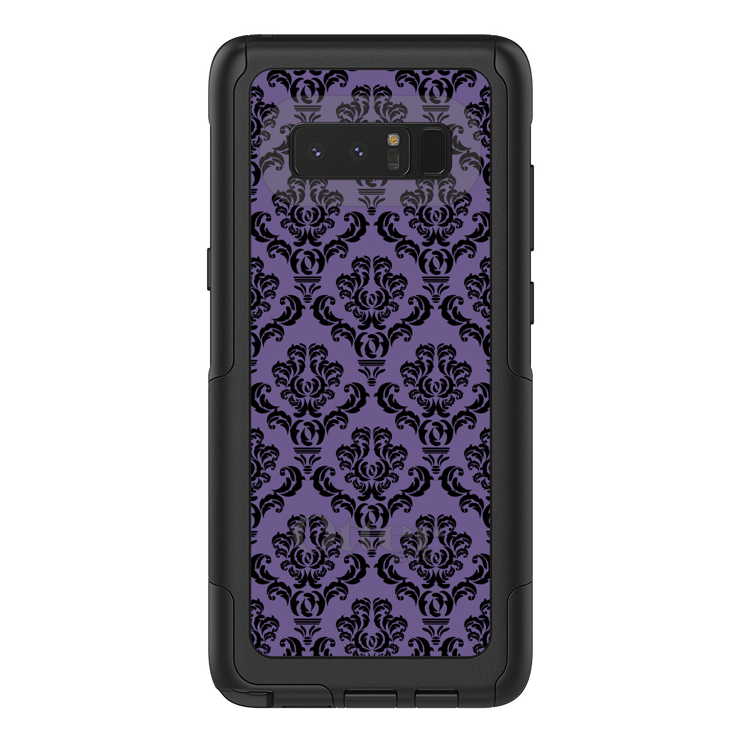 OtterBox Commuter para Galaxy Note (elige modelo) púrpura negro damasco floral - Imagen 7 de 15